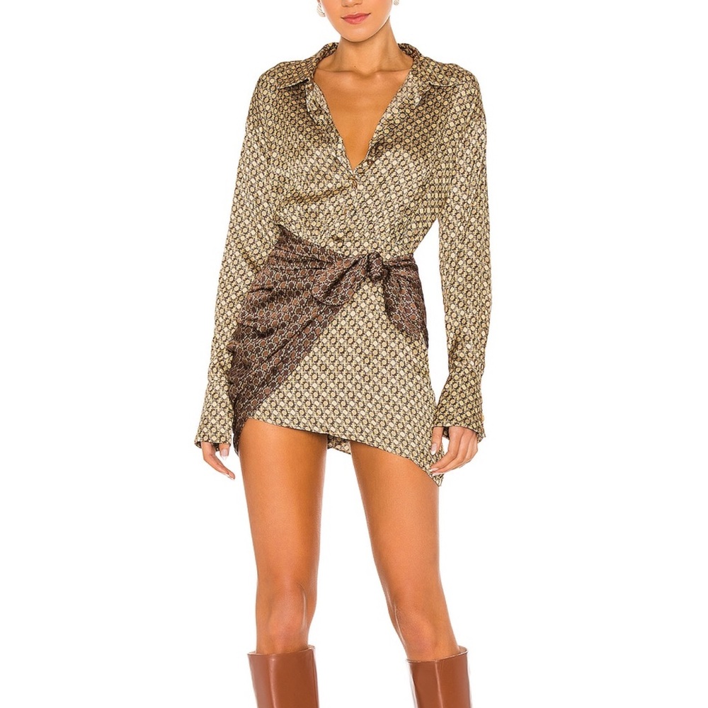 L’Academie Kamille Wrap Dress